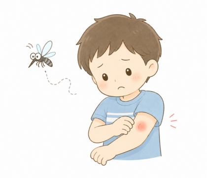 子どもの虫刺され、腫れが強い・翌日ひどくなるときは